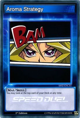 Aroma Strategy - SS02-ENCS1 - Common 1st Edition Speed Duel Starter Decks: Duelists of Tomorrow Singles