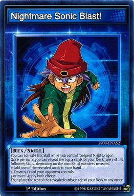 Nightmare Sonic Blast! - SS03-ENAS2 - Common 1st Edition Speed Duel Starter Decks: Ultimate Predators Singles
