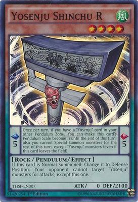 Yosenju Shinchu R - THSF-EN007 - Super Rare 1st Edition The Secret Forces (THSF) 1st Edition Singles
