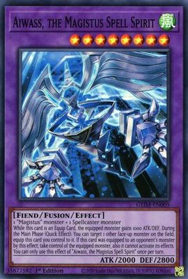 Aiwass, the Magistus Spell Spirit - GEIM-EN005 - Super Rare 1st Edition Genesis Impact [GEIM] 1st Edition Singles