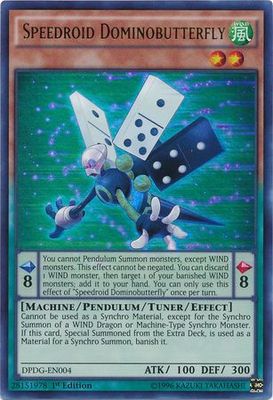 Speedroid Dominobutterfly - DPDG-EN004 - Ultra Rare 1st Edition Duelist Pack: Dimensional Guardians Singles