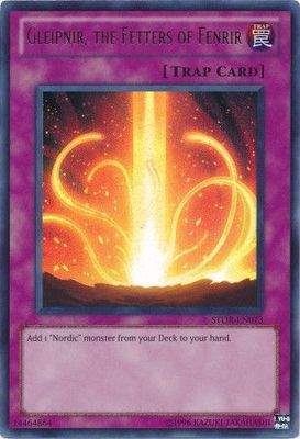 Gleipnir, the Fetters of Fenrir - STOR-EN073 - Ultra Rare Unlimited Storm of Ragnarok Unlimited Singles