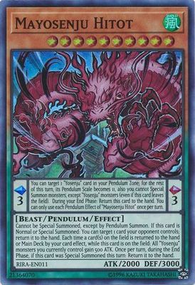 Mayosenju Hitot - RIRA-EN011 - Super Rare Unlimited Rising Rampage [RIRA] Unlimited Singles