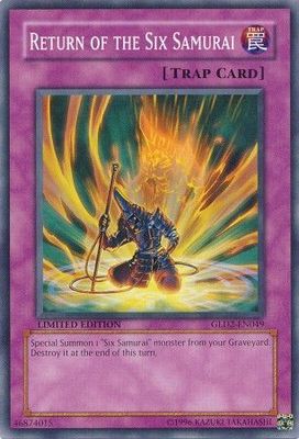 Return of the Six Samurai - GLD2-EN049 - Common Gold Series 2 (2009) [GLD2]