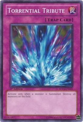 Torrential Tribute - SDLS-EN035 - Common 1st Edition Structure Deck: Lost Sanctuary 1st Edition Singles