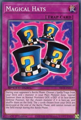 Magical Hats - SBCB-EN017 - Common 1st Edition Speed Duel Battle City Box 1st Edition Singles