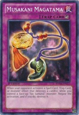 Musakani Magatama - SDWA-EN037 - Common 1st Edition Structure Deck: Samurai Warlords 1st Edition Singles