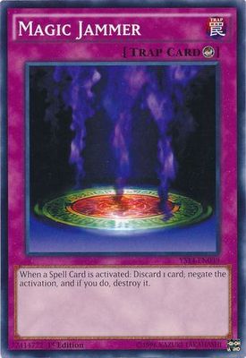 Magic Jammer - YS14-EN039 - Common 1st Edition Starter Deck: Super Starter: Space-Time Showdown [YS14] (espanol)