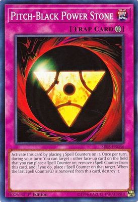 Pitch-Black Power Stone - SR08-EN036 - Common 1st Edition Structure Deck: Order of the Spellcasters Singles