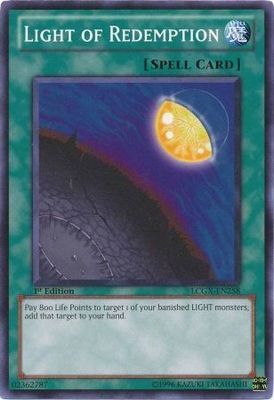 Light of Redemption - LCGX-EN258 - Common 1st Edition Legendary Collection 2 1st Edition Singles