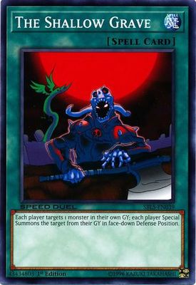 The Shallow Grave - SBLS-EN039 - Common 1st Edition Speed Duel: Arena of Lost Souls Singles (espanol)