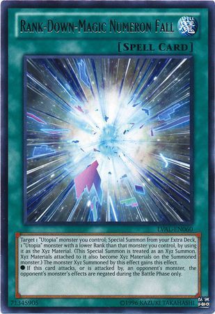 Rank-Down-Magic Numeron Fall - LVAL-EN060 - Rare Unlimited Legacy of the Valiant Unlimited Singles