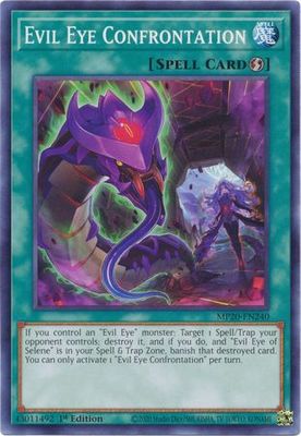 Evil Eye Confrontation - MP20-EN240 - Common 1st Edition 2020 Mega-Tin: Lost Memories 1st Edition Singles