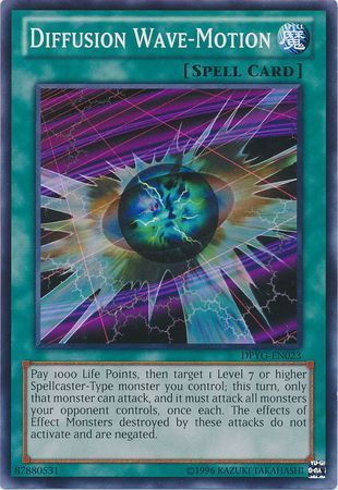 Diffusion Wave-Motion - DPYG-EN023 - Common Unlimited Duelist Pack: Yugi Unlimited Singles