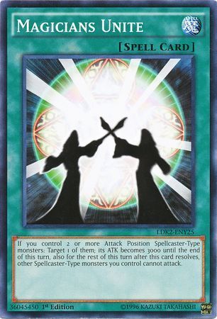 Magicians Unite - LDK2-ENY25 - Common 1st Edition Legendary Decks II - Yugi