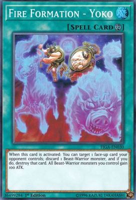 Fire Formation - Yoko - FIGA-EN030 - Super Rare 1st Edition Fists of the Gadgets Singles
