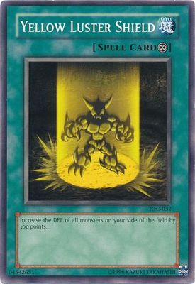Yellow Luster Shield - IOC-037 - Common Unlimited Invasion of Chaos [IOC] Unlimited Singles