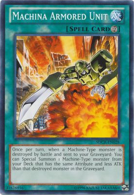 Machina Armored Unit - SDCR-EN028 - Common Unlimited Structure Deck: Cyber Dragon Revolution Unlimited