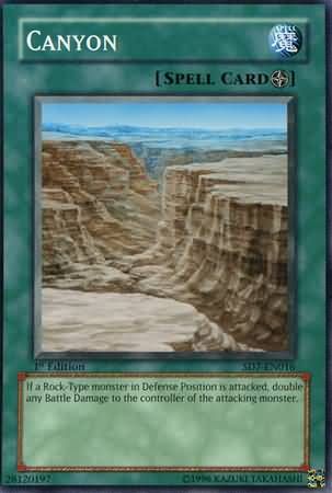 Canyon - SD7-EN016 - Common 1st Edition Structure Deck: Invincible Fortress [SD7] 1st Edition Singles