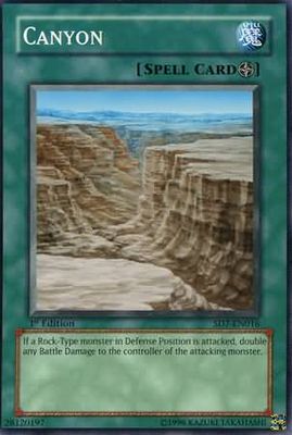Canyon - SD7-EN016 - Common 1st Edition Structure Deck: Invincible Fortress [SD7] 1st Edition Singles