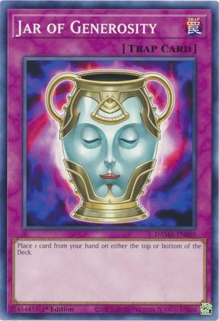 Jar of Generosity - DAMA-EN080 - Common 1st Edition Dawn of Majesty 1st Edition Singles
