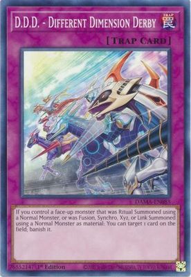 D.D.D. - Different Dimension Derby - DAMA-EN085 - Common 1st Edition Dawn of Majesty 1st Edition Singles