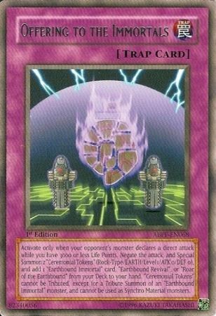 Offering to the Immortals - ABPF-EN068 - Rare 1st Edition Absolute Powerforce [ABPF] 1st Edition Singles