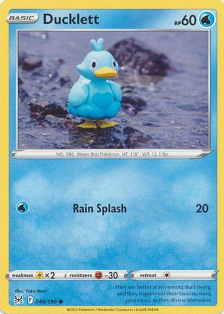 Ducklett - 046/196 - Common Sword &amp; Shield: Lost Origin Singles