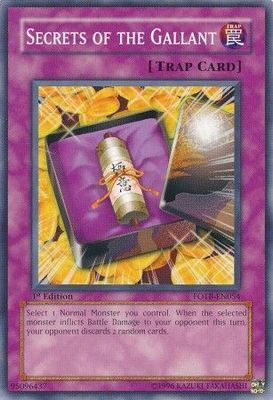 Secrets of the Gallant - FOTB-EN054 - Common 1st Edition Force of the Breaker [FOTB] 1st Edition Singles