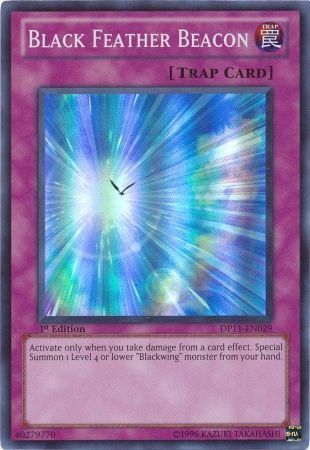 Black Feather Beacon - DP11-EN029 - Super Rare 1st Edition Duelist Pack: Crow [DP11]