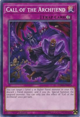 Call of the Archfiend - EXFO-EN075 - Common 1st Edition Extreme Force [EXFO] 1st Edition Singles