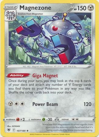 Magnezone - 107/189 - Rare Theme Deck Exclusive Pokemon Theme Deck Exclusives