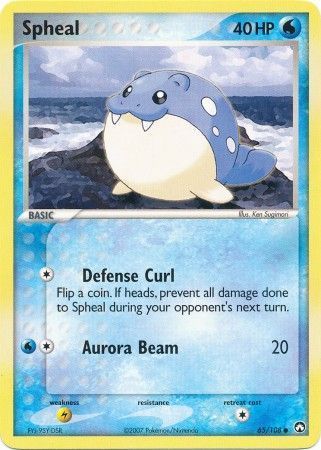 Spheal - 65/108 - Common Ex Power Keepers Singles