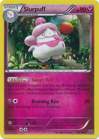 Slurpuff - 95/146 - Holo Rare XY (Base Set) Singles