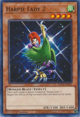Harpie Lady 2 - HAC1-EN011 - Common 1st Edition Hidden Arsenal: Chapter 1 1st Edition Singles