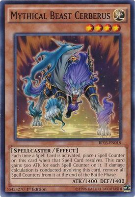 Mythical Beast Cerberus - BP03-EN018 - Common 1st Edition Battle Pack 3: Monster League 1st Edition S