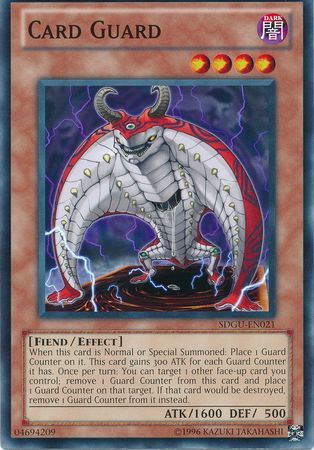 Card Guard - SDGU-EN021 - Common Unlimited Structure Deck: Gates of the Underworld Unlimited Singles