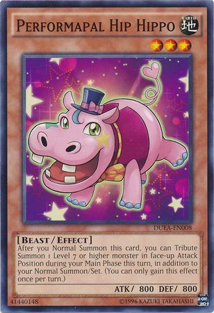 Performapal Hip Hippo - DUEA-EN008 - Common Unlimited Duelist Alliance Unlimited Singles