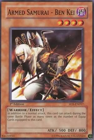 Armed Samurai - Ben Kei - SD5-EN017 - Common 1st Edition Structure Deck: Warrior&#39;s Triumph 1st Edition Singles