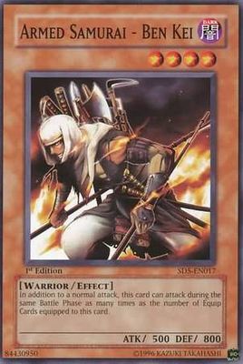 Armed Samurai - Ben Kei - SD5-EN017 - Common 1st Edition Structure Deck: Warrior&#39;s Triumph 1st Edition Singles