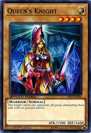 Queen&#39;s Knight - SBLS-EN004 - Common 1st Edition Speed Duel: Arena of Lost Souls Singles