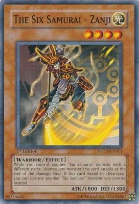 The Six Samurai - Zanji - STON-EN011 - Common 1st Edition Strike of Neos [STON] 1st Edition Singles