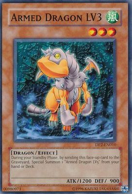 Armed Dragon LV3 - DP2-EN010 - Common Unlimited Duelist Pack: Chazz Princeton Unlimited Singles