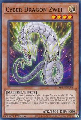 Cyber Dragon Zwei - SDCS-EN004 - Common 1st Edition Structure Deck: Cyber Strike 1st Edition Singles