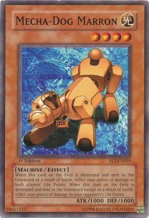 Mecha-Dog Marron - FET-EN019 - Common 1st Edition Flaming Eternity [FET] 1st Edition Singles