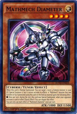 Mathmech Diameter - ROTD-EN028 - Common 1st Edition Rise of the Duelist [ROTD] 1st Edition Singles