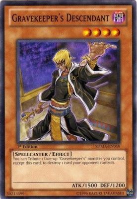 Gravekeeper&#39;s Descendant - SDMA-EN019 - Common 1st Edition Structure Deck: Marik 1st Edition Singles