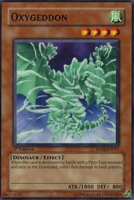 Oxygeddon - SD09-EN011 - Common 1st Edition Structure Deck: Dinosaur&#39;s Rage 1st Edition Singles