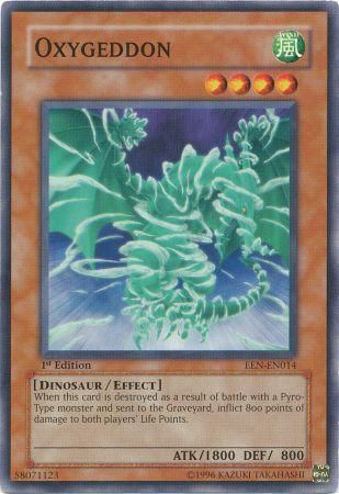 Oxygeddon - EEN-EN014 - Common 1st Edition Elemental Energy [EEN] 1st Edition Singles