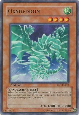Oxygeddon - EEN-EN014 - Common 1st Edition Elemental Energy [EEN] 1st Edition Singles